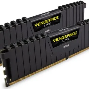 Corsair Vengeance LPX 32GB (2x16GB) DDR4 2400MHz C14 Desktop Gaming Memory Black – Corsair MECMD4VL2X1624 DDR4 UDIMM (Desktop) Product Image