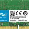 Crucial 16GB (1x16GB) DDR4 SODIMM 3200MHz CL22 1.2V Single Ranked Notebook Laptop Memory RAM – Micron (Crucial) MECN4-1X16G32S DDR4 SODIMM (Notebook) Product Image