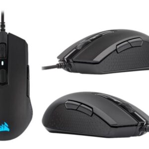 The CORSAIR M55 RGB PRO Gaming Mouse offers game-winning versatility with an ambidextrous design that fits any grip or hand