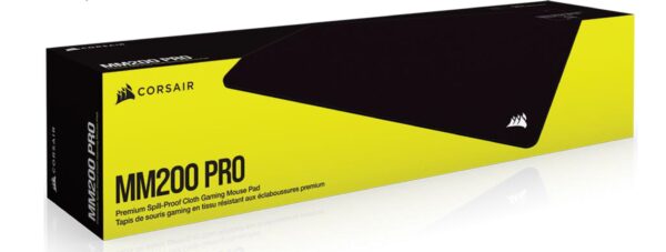 Game in confidence on the CORSAIR MM200 PRO Premium Spill-Proof Cloth Gaming Mouse Pad – Heavy XL