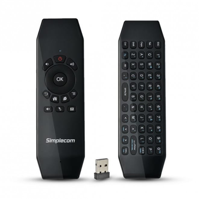 Simplecom RT150 2.4GHz Wireless Remote Air Mouse Keyboard with IR Learning – Simplecom MISI-RT150 Wireless & Bluetooth Product Image