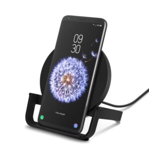Belkin BoostCharge Wireless Charging Stand 10W(AC Adapter Not Included) - Black (WIB001btBK)