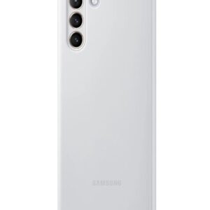 Samsung Galaxy S21+ 5G Smart Clear View Cover - Light Gray (EF-ZG996CJEGWW)
