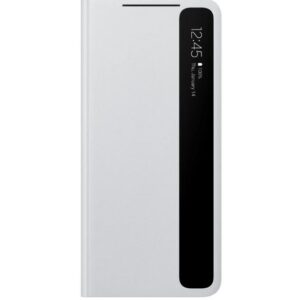 Samsung Galaxy S21 Ultra 5G Smart Clear View Cover - Light Gray (EF-ZG998CJEGWW)