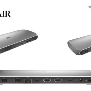 Connect a wealth of devices to your Mac or PC with the CORSAIR TBT100 Thunderbolt™ 3 Dock