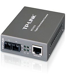TP-Link MC210CS Gigabit Single-Mode Media Converter Extends fiber distance up to 15km