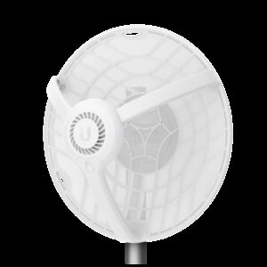 AF60 is a 60 GHz radio for low-interference and high-throughput connectivity. It's integrated with a high-gain dish antenna for long range and high performance. For the 60 GHz link
