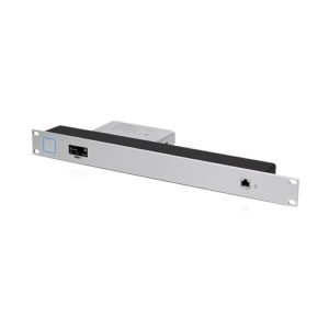 Mount your CloudKey G2 or CloudKey G2 Plus into a 19" rack with the Cloud Key G2 Rack Mount Accessory. The Cloud Key G2 and Cloud Key G2 Plus lock securely into the back of the Rack Mount Accessory for a clean and secure installation. The Cloud Key front panel display