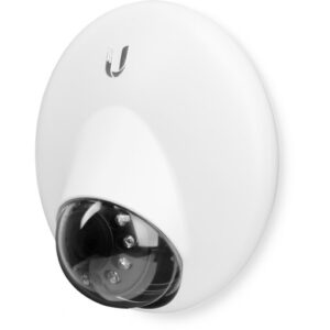 The UniFi Video Camera G3 Dome UVC-G3-DOME features a wide-angle lens and 1080p video performance for expanded surveillance coverage. The new surface-mount design provides options for wall or ceiling installations. The infrared LEDs and an automatic IR cut filter provide day and night monitoring.