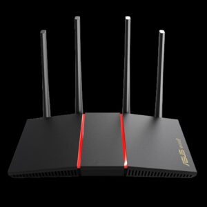ASUS RT-AX55 AX1800 Dual Band WiFi 6 (802.11ax) Router (Black)