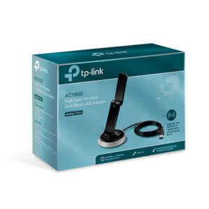 TP-Link Archer T9UH AC1900 High Gain Wireless Dual Band USB Network Adapter 1900Mbps (600Mpbs @ 2.4GHz  1300Mbps @ 5GHz) USB3.0 Omni Directional Antenna