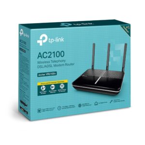 TP-Link Archer VR2100v AC2100 Wireless MU-MIMO VDSL/ADSL Telephony Modem Router