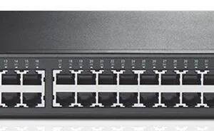 TP-Link TL-SG1048 48-Port Gigabit Rackmount Switch 19-inch rack-mountable steel case 96Gbps Switching Capacity IEEE 802.3x flow control Auto MDI/MDIX – TP-LINK NWTL-SG1048 Network Switches Product Image