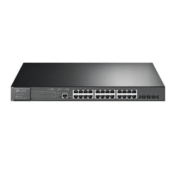 TP-Link SG3428XMP Omada 24-Port PoE+ Gigabit L2+ Managed Switch with 4 10GE SFP+ Slots