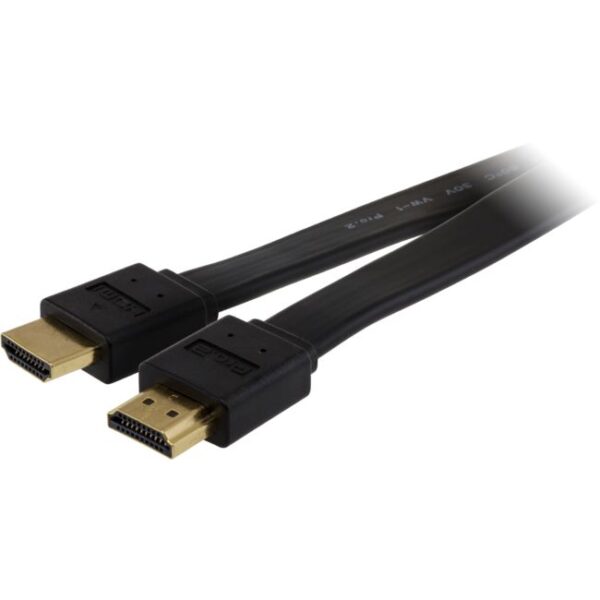 0.5MT HDMI CABLE PRO2 FLAT DESIGN HIGH SPEED LEAD WITH ETHERNET & ARC