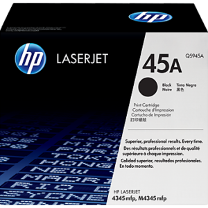 HP 45A BLACK TONER 18000 PAGE YIELD FOR LJ 4345 MFP