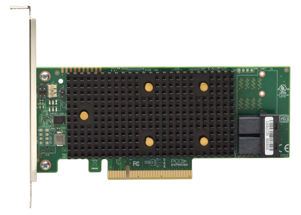 LENOVO ThinkSystem RAID 530-8i PCIe 12GB Adapter for SR250/SR530/SR550/SR570/SR590/SR630/SR650/SR635/SR645/SR655/SR665/ST50/ST250/ST550 – Lenovo SVL-7Y37A01082 Lenovo Raid Cards Product Image