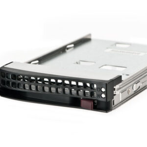 The Supermicro 3.5" to 2.5" converter drive tray (MCP-220-00043-0N) is a great addition for those who would like to use a 2.5 drive in a 3.5" drive tray. This drive tray is compatible with various Supermicro chassis. Each hard drive tray is validated to ensure quality.