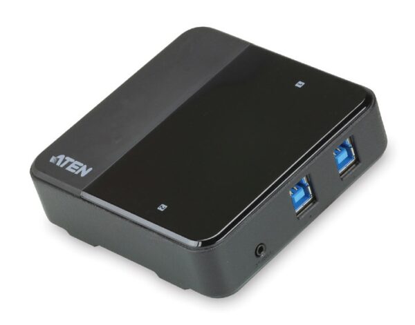 ATEN US234 is a 2-port USB 3.0 peripheral sharing device that allows users to share four USB devices between 2 different computers. US234 is USB 3.0 compliant