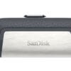 Shop for USSD-USBCUSBA2-256GSandisk - available at Go Tech Deals SanDisk 256GB Ultra Dual Drive Go 2-in-1 USB-C & USB-A Flash Drive Memory Stick 150MB/s USB3.1 Type-C Swivel for Android Smartphones Tablets Macs PCs – Sandisk USSD-USBCUSBA2-256G USB3.0 Memory Thumb Drive Product Image