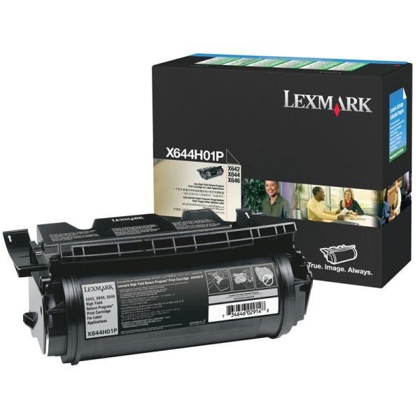 X644H01P BLACK PREBATE TONER YIELD 21000 PAGES FOR X64XE
