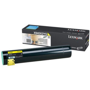 Lexmark Toner Cartridge for X940 & X945 Printer Series 22000 Pages Yield Yellow