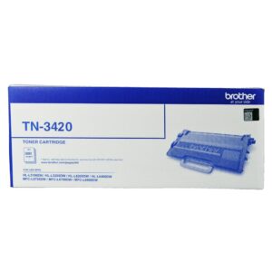 This Brother TN-3420 Toner is designed for use with your compatible machine to reliably produce high quality print results. Your print outs will be crisp and clear with bold black colours.