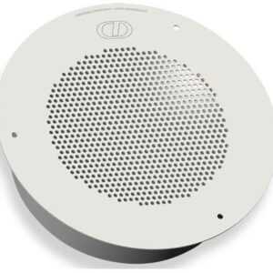 This V2 Analog Speaker is an option for the CyberData V2 Ceiling speaker to extend the coverage area.