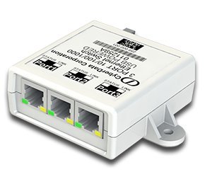 The CyberData 3-Port USB Gigabit Port Mirroring Switch enables users of a network attached device to split a single Gigabit Ethernet port into two Gigabit Ethernet ports for diagnostics purposes.
