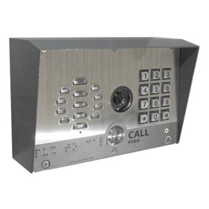 SIP-enabled h.264 Video Outdoor Intercom with Keypad