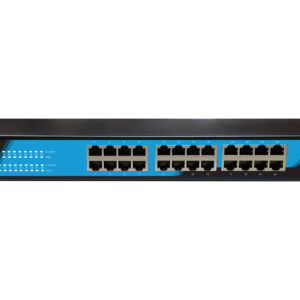 24 Port Unmanaged Fast Ethernet 802.3at PoE Switch