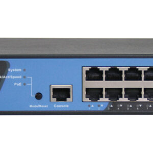 The Alloy AS5010-P Layer 3 Lite Managed Gigabit POE+ Switch consists of 10x 10/100/1000Mbps Gigabit Copper UTP Ports and 2x paired dual speed 1000M/100M SFP Ports. With a comprehensive range of the latest generation Layer 3 Lite