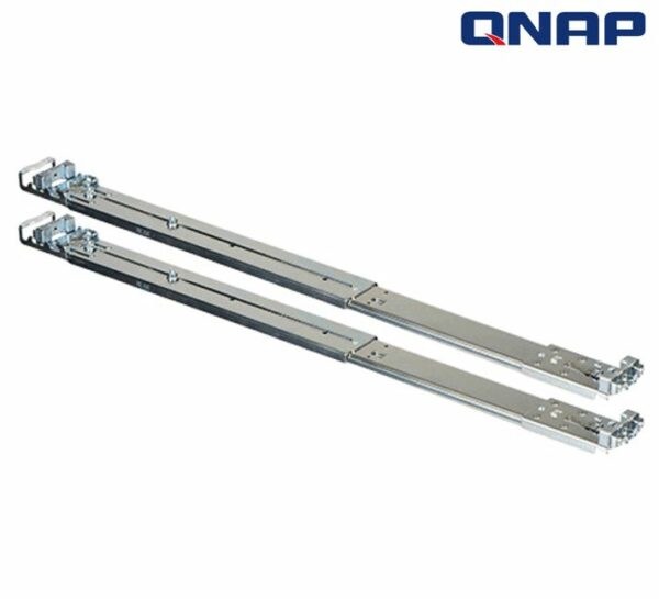 QNAP Rail Kits assist in the installation of rackmount QNAP NAS. The sliding rails make it easier to slide QNAP NAS in and out for easy maintenance and management. QNAP NAS rackmount models comply with ANSI/EIA-RS-310-D rack mounting standards. Before purchasing server racks