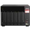 QNAP TS-673A-8G 6 Bay NAS AMD Ryzen™ Embedded V1500B quad-core 2.2 GHz 8G DDR4 2xM.2 2280 PCIe Gen3 x1 slots 2x2.5 GEl 3xUSB3.2 Hot-swappable 3YR WTY – QNAP BAQN-TS-673A-8G Network Attached Storage (NAS) Product Image