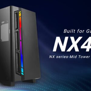 The NX400 mid-tower gaming case effortlessly combines a bevy of in-demand features: USB 3.0 connectivity