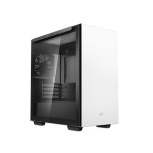 Deepcool MACUBE MACUBE 110 WH is a sleek Micro-ATX case build with simplicity in mind featuring a refined magnetic tempered glass panel to show off your system.