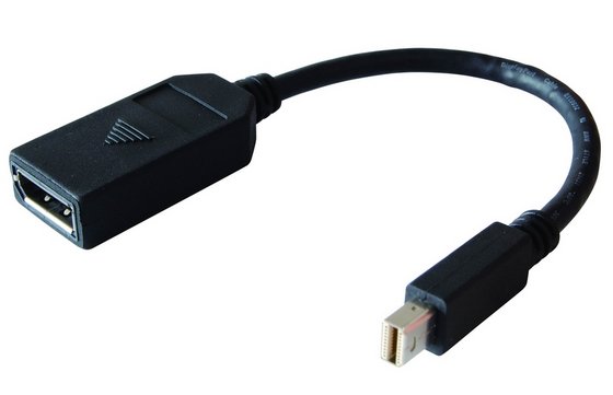 The Mini DisplayPort to DisplayPort video cable adapter allows you to add a standard DisplayPort connection port to your existing mini Displayport equipped laptop. The adapter is easy to use and install