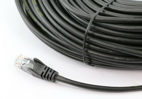 8Ware CAT6A Cable 20m - Black Color RJ45 Ethernet Network LAN UTP Patch Cord Snagless – 8ware CB8W-PL6A-20BLK Network Cables Product Image