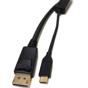 This is a USB-C male to Display Male adapter with 2m cable which allows you to transmit signals from your new Macbook or Chromebook to a DisplayPort display(MacBook Pro