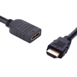 8Ware 2m HDMI Extension Cable Male to Female High Speed 4K*2K@30Hz 30AWG Extender Adapter PC Computer Smart Set-Top Box DVD Player PS3/4 TV Projector