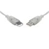 Shop for CB8W-UC-2003AAE8ware - available at Go Tech Deals 8Ware USB 2.0 Extension Cable 3m A to A Male to Female Transparent Metal Sheath Cable – 8ware CB8W-UC-2003AAE USB