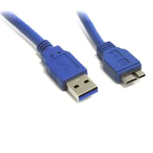 8Ware USB 3.0 to Micro USB Cable 3m Type A to Type B Male to Male for Charging or Data Sync Mobile Devices Phone Tablet PDA GPS – 8ware CB8W-UC-3003AUB USB
