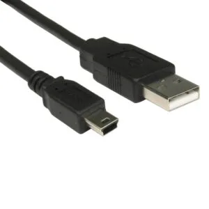 8Ware USB 2.0 Cable 1m A Male to Mini B Black (Pack of 10) – 8ware CB8W-UC2-MINI2OEM USB