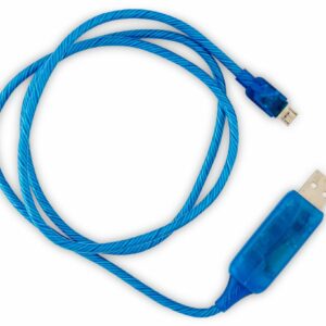 Please note: this cable is compatible with Android powered smartphones and tablets with a micro USB connection   If you're worried about over-charging your smartphone or tablet while you sleep then this is the charging accessory for you! Featuring electroluminescence charging technology that automatically switches off once devices are fully charged