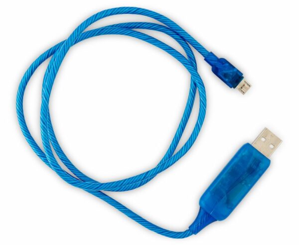Please note: this cable is compatible with Android powered smartphones and tablets with a micro USB connection   If you're worried about over-charging your smartphone or tablet while you sleep then this is the charging accessory for you! Featuring electroluminescence charging technology that automatically switches off once devices are fully charged