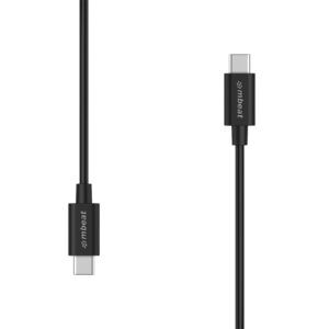 mbeat® Prime 1m USB-C to USB-C Charge And Sync Cable High Quality/Fast Charge for Mobile Phone Device Samsung Galaxy Note 8 S8 9 Plus LG Google Huawei
