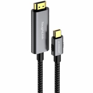 mbeat® "Toughlink" 1.8m Braided Mini DisplayPort to HDMI Cable