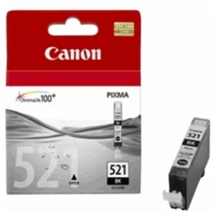 CanonCLI-521BK BLACK INK CARTRIDGE IP360046004700 MP540 550 560 630 640 980 MX860870InkJet Cartridges