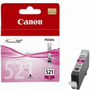 CLI-521M MAGENTA INK CARTRIDGE FOR IP36004600 4700 MP980 990 MX860870