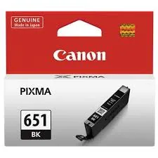 CanonCLI651BK BLACK INK TANK 651InkJet Cartridges
